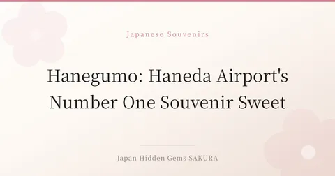 Hanegumo: Haneda Airport's Number One Souvenir Sweet