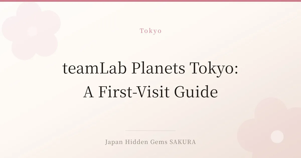 teamLab Planets Tokyo: A First-Visit Guide